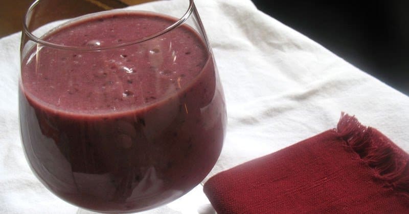 Cherry Coconut Milk Smoothie